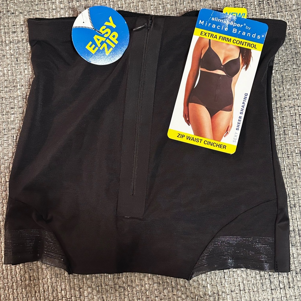 SlimShaper Zip Waist Cincher, size XL